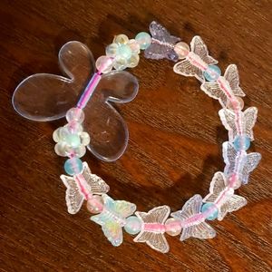 Home made bracelet: butterfly heaven